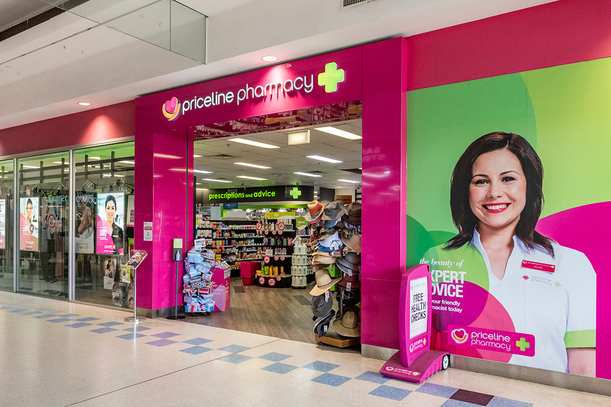 Priceline Pharmacy store at Urangan Central